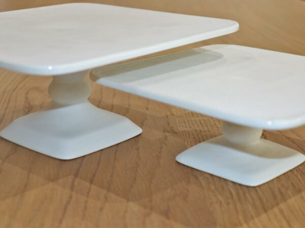 matte-square-cake-stand-20cm - Image 2